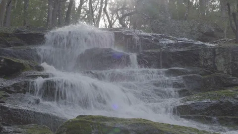 Timelapse - Waterfall - Cascade Stock Footage 129845275