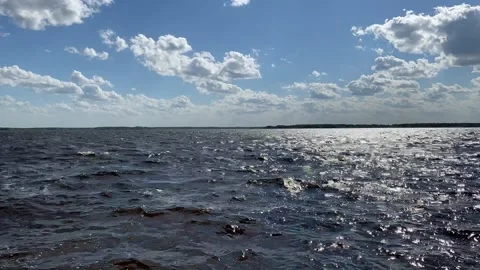 Timelapse of waves in the bay Stock Footage 170610053