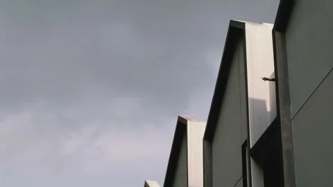Timelapse of Weather Changing in Residential Stock Footage 289358978