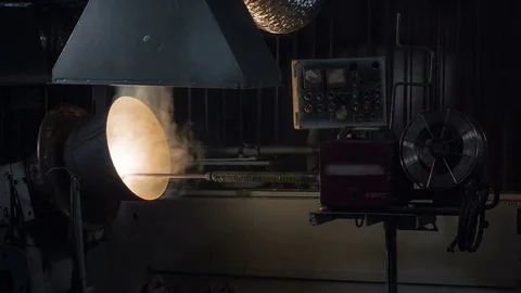 Timelapse. Welding robots movement in a weld for the trommel screen. Overlay Stock Footage 84832759