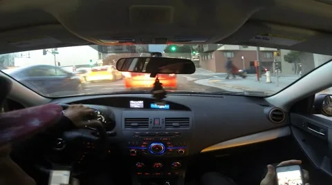 Timelapse While Driving Through San Francisco Stock Footage 46133799