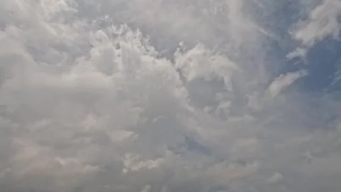 Timelapse of white and gray clouds Stock Footage 320105447