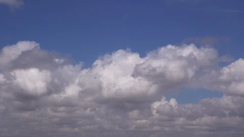Timelapse white clouds on the  blue sky Stock-Footage 97907144