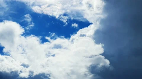 Timelapse of white clouds Stock Footage 199788707