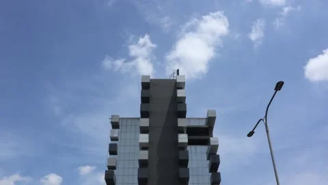 Timelapse of white clouds Stock Footage 221816325