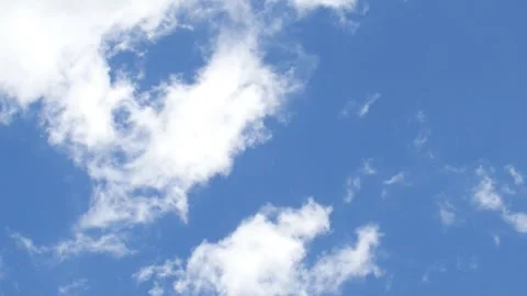 Timelapse white clouds moving blue sky. Cloudscape Blue Sky Time Lapse Stock Footage 323116468