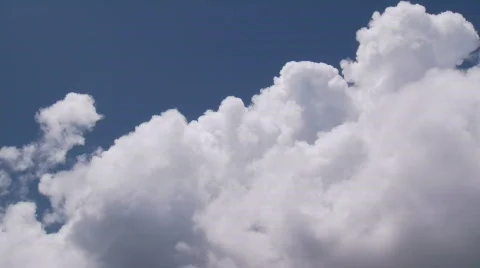 Timelapse of White Cumulus Clouds Video stock 558623