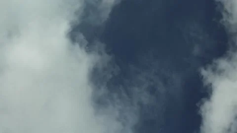 Timelapse of white summer clouds movement in wind Stock Footage 142521396