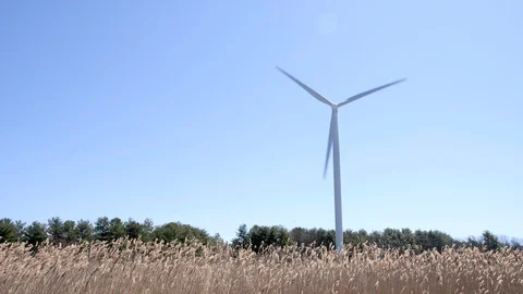 Timelapse - Wind Turbine Stock Footage 129838658