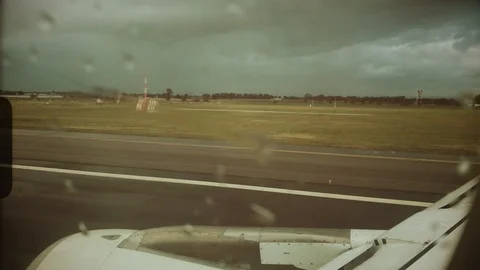 Timelapse: from the window of a airplane traveling Stock-Footage 103852959