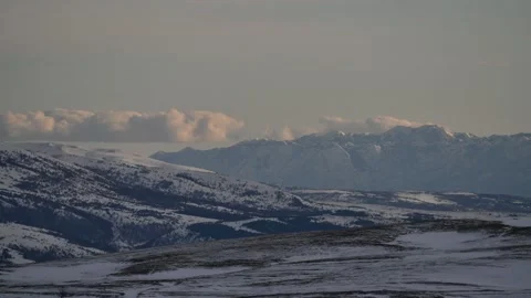 Timelapse winter montain Stock Footage 239333769