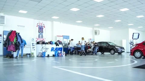 Timelapse of the work and activities of makeup Stock-Footage 129547265