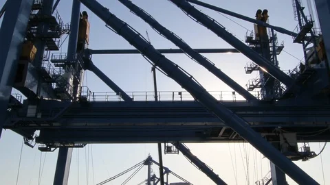 Timelapse of working construction with people at day time, United States Stock Footage 138890808