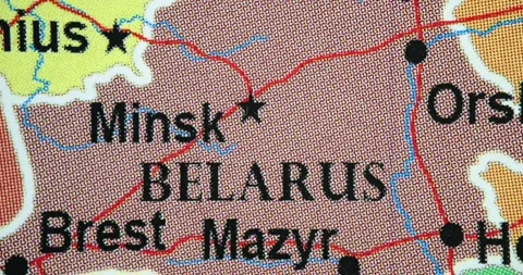 Timelapse world map and quick change of countries Stock Footage 255102264