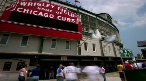 Timelapse Wrigley Field Vídeo Stock 11600690