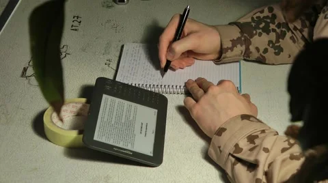 Timelapse of writing Stock Footage 47645625