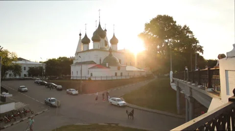 Timelapse in Yaroslavl, Russia Stock Footage 44444293