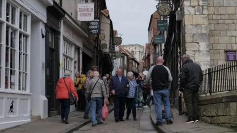 Timelapse from York city centre Stock Footage 240216646