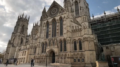 Timelapse from York Minister Stock Footage 240217074