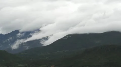 Timelapse of yulong snow mountain cloudscape Stock Footage 11527709