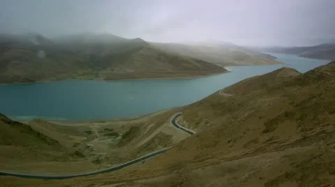 Timelapse Yumco Lake Видео 11611643
