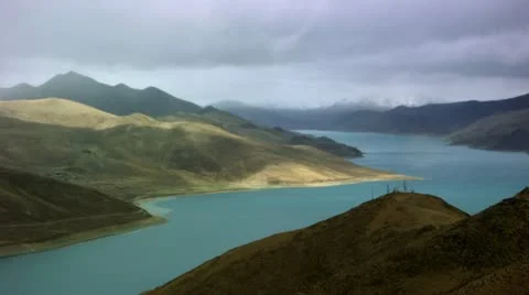 Timelapse Yumco Lake 스톡 동영상 11611655