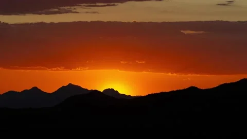 Timelapse/Hyperlapse of Sunset in Cactus Valley Video stock 149020577