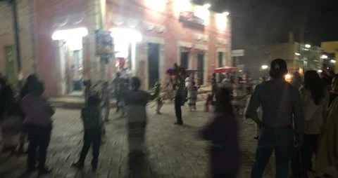 Timelapsemexicanchildrendancingacanceh 스톡 동영상 193750876
