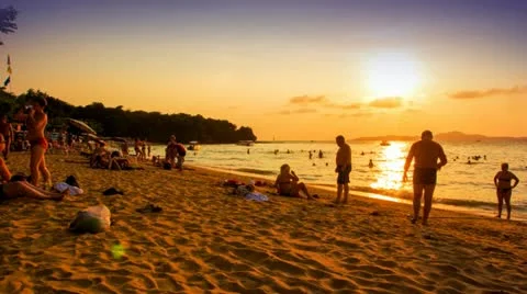 TimeLapsePattaya.mp4 Stock Footage