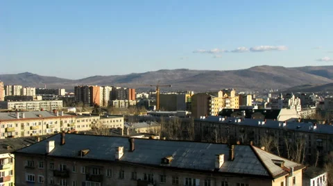 Timelaspe of cityscape at sunset Vidéo 921430