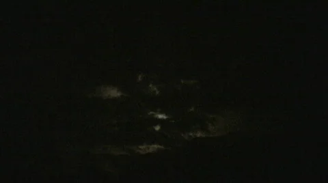 Timelaspe clouds and full moon  Stock Footage 492613