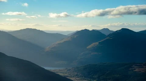 Timelaspe over mountains 動画素材 44288639