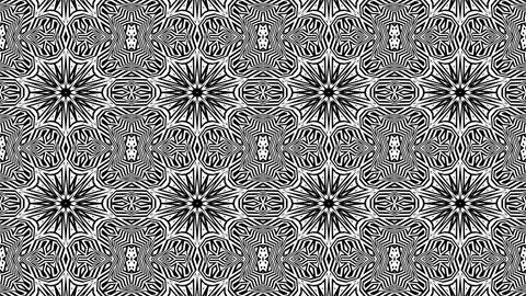 Timeless Black &amp; White Tile Patterns: Seamless Loop Motion Graphic  Stock Footage 274031858