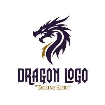 Timeless Dragon King Logo イラスト素材