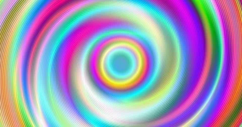 Timeless Elegance: Hypnotic Color Vortex in Seamless Loop (4K, 60fps) Stock Footage 263854249