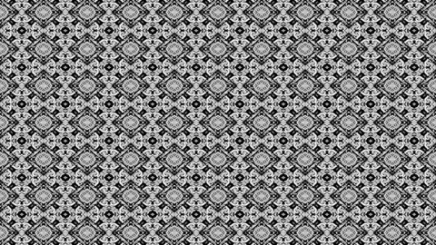 Timeless Elegance on Repeat: Monochrome Tile Pattern Loopable Motion Background  Stock Footage 274032487