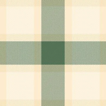 Timeless herringbone plaid pattern in soft green and beige. This classic text Stock Illustration
