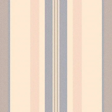 A timeless herringbone striped pattern in soft pastel blue, peach, and beige  Stock Illustration