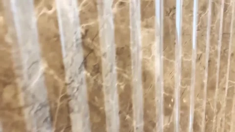 Timeless Marble Glass: Elegant Wall Feature Stock-Footage 306520399