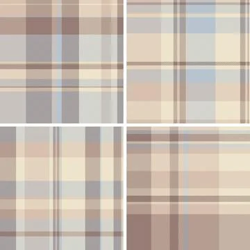 Timeless plaid pattern pack for multipurpose use. Classic tartan designs ad.. Illustrazione stock