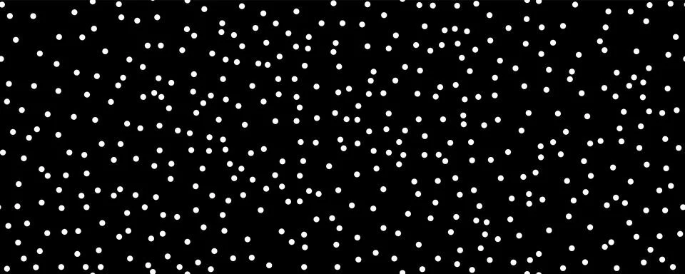 Timeless polka dot allure: Vector illustration of small white circles on a black イラスト素材