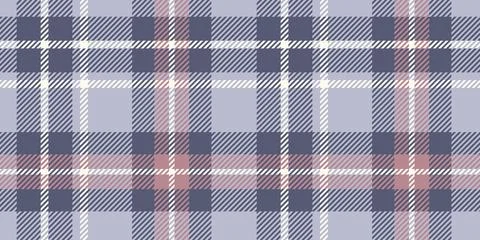 Timeless Seamless Plaid Pattern in Blue, Pink, and Cream Tones with Diagonal  Stock Illustration