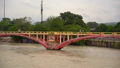 Timeless Spans: Exploring India Architectural Bridges Stock Footage 315288116