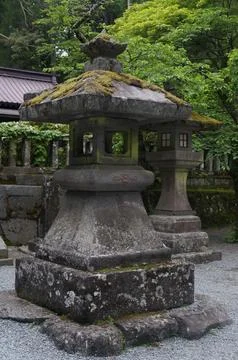 Timeless Stone Lantern Foto stock