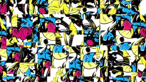 Timeless Tropical Design – Motion Animation Loop Stock Footage 306401476