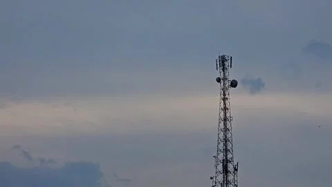 Timeline awan di sore hari Stock Footage 285653525