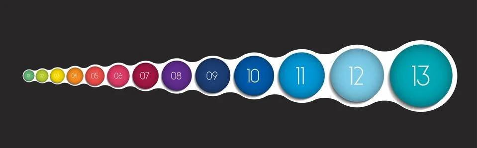 Timeline, chart, table, schedule, template, infographic. Stock Illustration