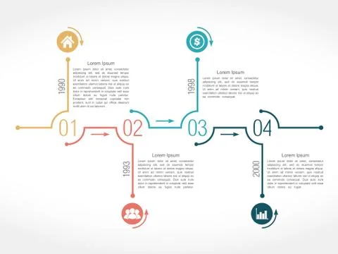Timeline Stock Illustration