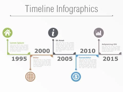 Timeline Stock Illustration