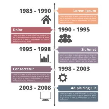 Timeline Stock Illustration